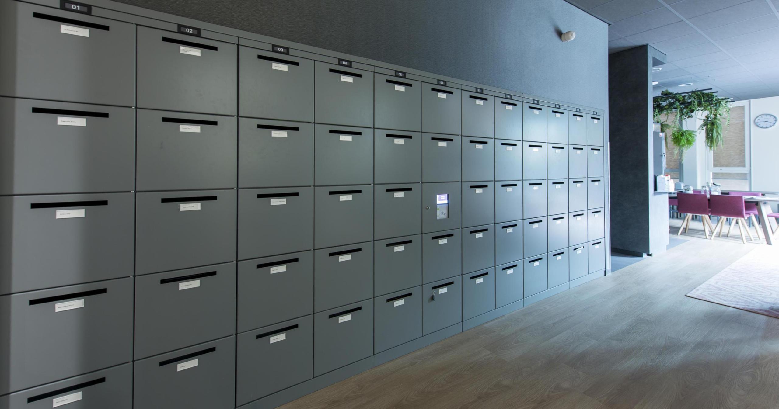 Postvak combi locker