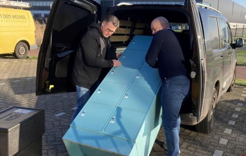 Lockers voor het sociaal huis in Oisterwijk