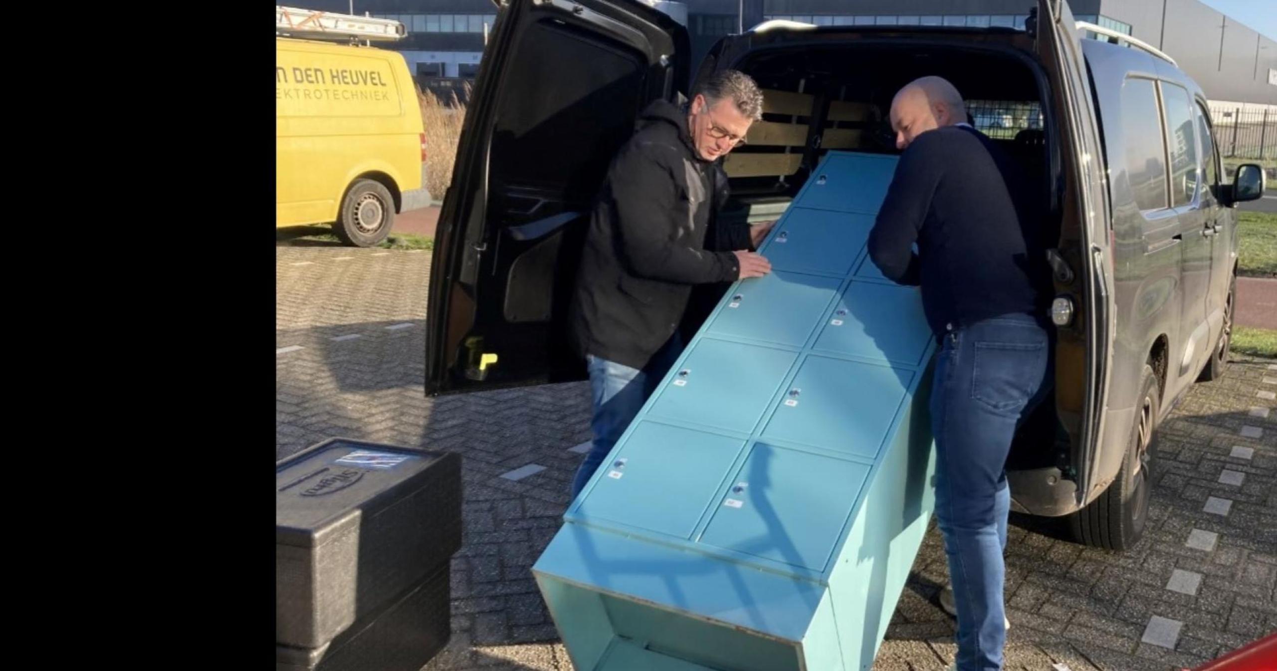 Lockers voor het sociaal huis in Oisterwijk