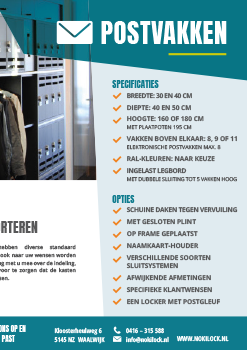 Leaflet postvakkenkast