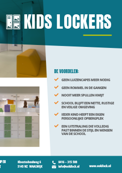 Leaflet kids lockers